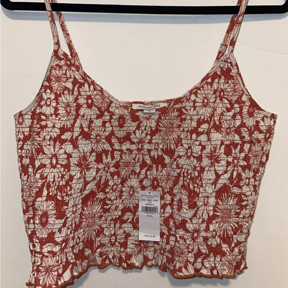 New With Tags American Eagle Crop Top XL - Picture 4 of 8